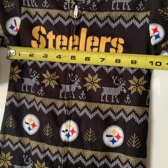 Pittsburgh Steelers NFL 0/3month one piece pajamas - Picture 8 of 8